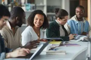 students studying for the davidson college acceptance rate